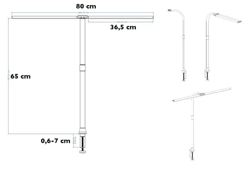 DUO LED Tischleuchte