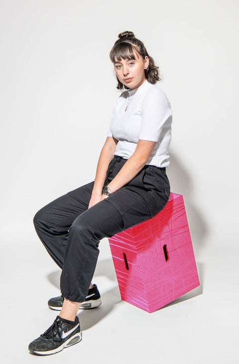 Xbrick in magenta