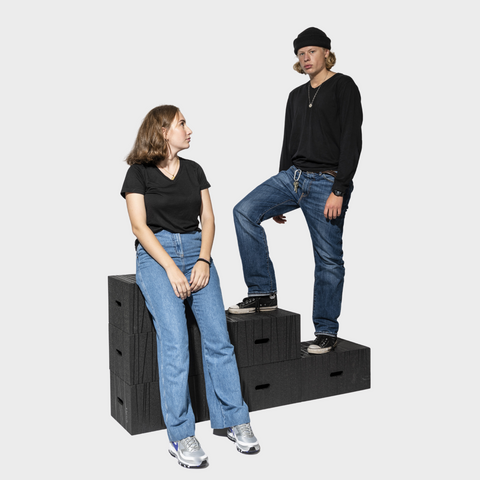 Xbrick in schwarz