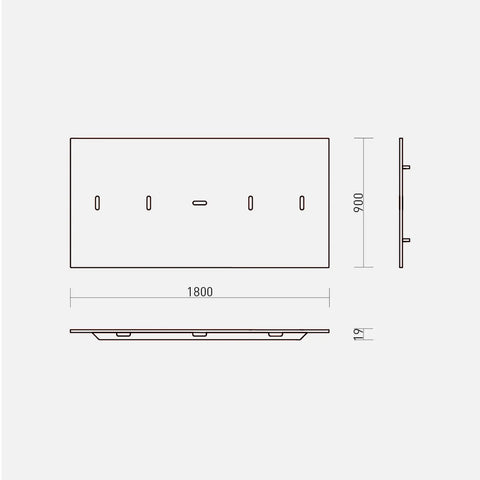 X-table Tischplatte
