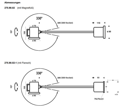 FLEX3 MFS – LED Flexarmleuchte