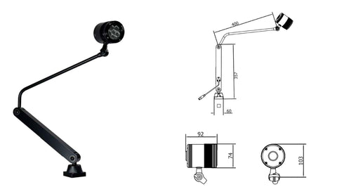 SIRIO BF Gelenkleuchte