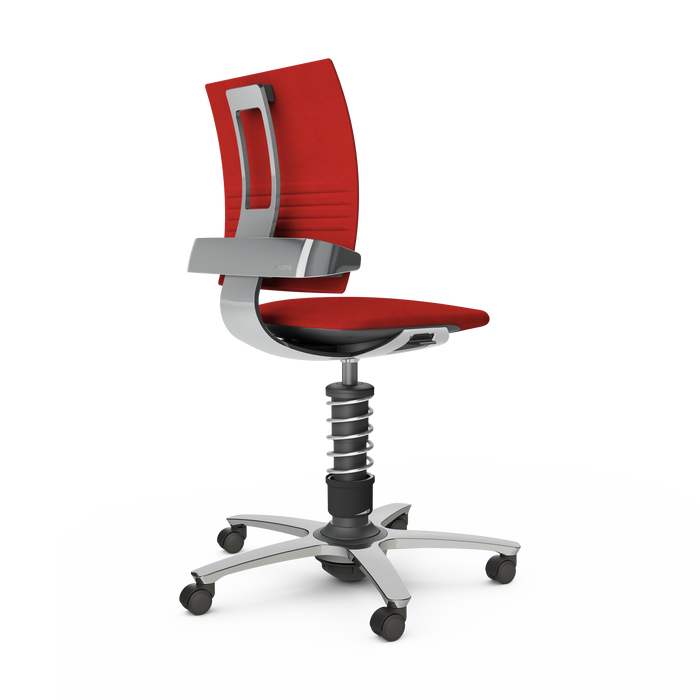 Aeris 3Dee Bürostuhl mit Gestell in chrom-glänzend, Sitzbezug Mikrofaser