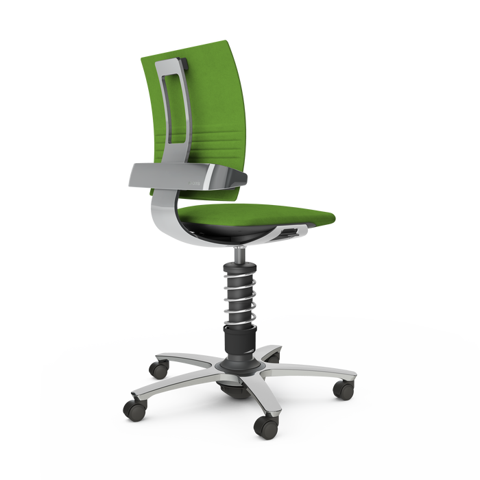 Aeris 3Dee Bürostuhl mit Gestell in chrom-glänzend, Sitzbezug Mikrofaser