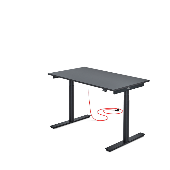 ELIOT BLACK - stylischer höhenverstellbarer Schreibtisch