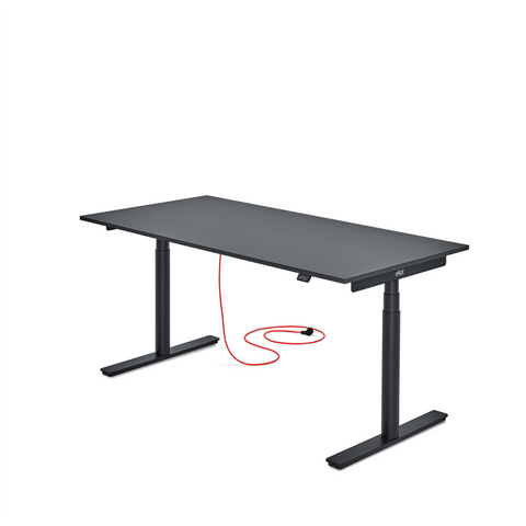 ELIOT BLACK - stylischer höhenverstellbarer Schreibtisch